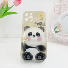 Ốp IP 12 Pro Max dẻo Panda má phồng