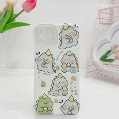 Ốp IP 12 6.1 dẻo hình Khủng long trong Good Luck
