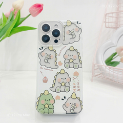 Ốp IP 12 Pro Max dẻo hình Khủng long trong Good Luck