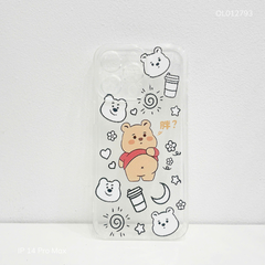 Ốp IP 14 Pro Max dẻo trong nhiều icon hình Pooh