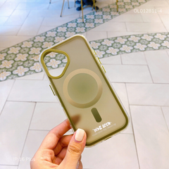 Ốp IP 16 Plus Likgus nhám Magsafe loang màu