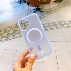 Ốp IP 16 Plus Likgus nhám Magsafe loang màu