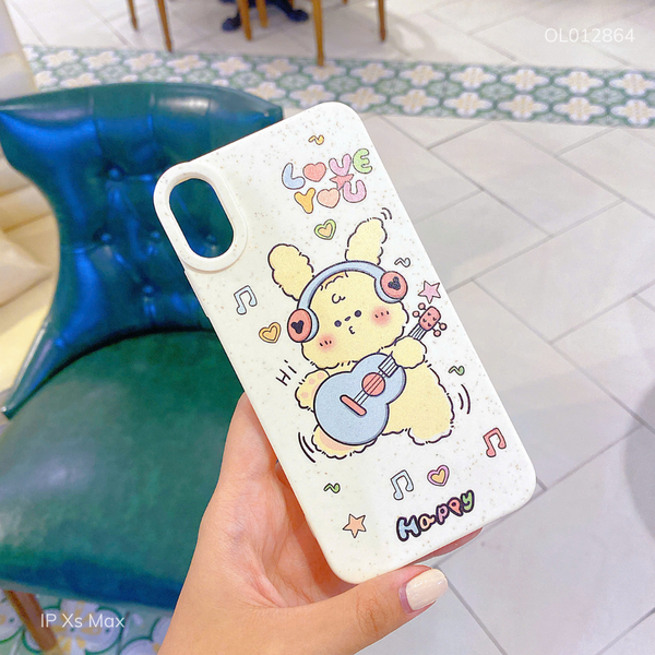 Ốp IP Xs Max dẻo lúa mì Gấu đàn