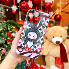 ** Ốp IP 16 Pro Max dẻo Baby Three Đen phối viền