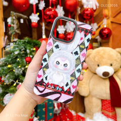 ** Ốp iPhone 11 Pro Max dẻo Baby Three Xám phối viền
