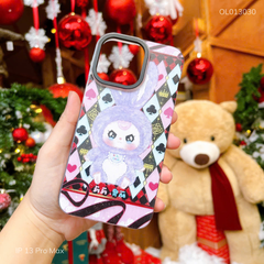 ** Ốp IP 13 Pro Max dẻo Baby Three Tím phối viền