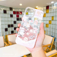 Ốp IP 15 Pro Max dẻo trong nhiều mèo và bánh