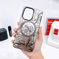 Ốp Redmi 13C nhám bạc lưng Tech & Design