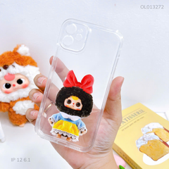 Ốp IP 12 6.1 dẻo trong Baby Three gấu Bạch tuyết