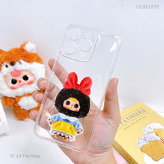 Ốp IP 14 Pro Max dẻo trong Baby Three gấu Bạch tuyết