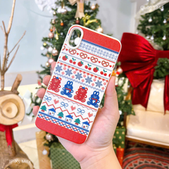 Ốp IP Xs Max dẻo nhiều họa tiết thổ cẩm gấu