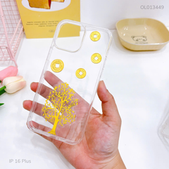 ** Ốp IP 16 Plus dẻo trong tài lộc cây kim tiền