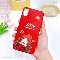 ** Ốp IP Xs Max dẻo da sần tết Cô gái 2025