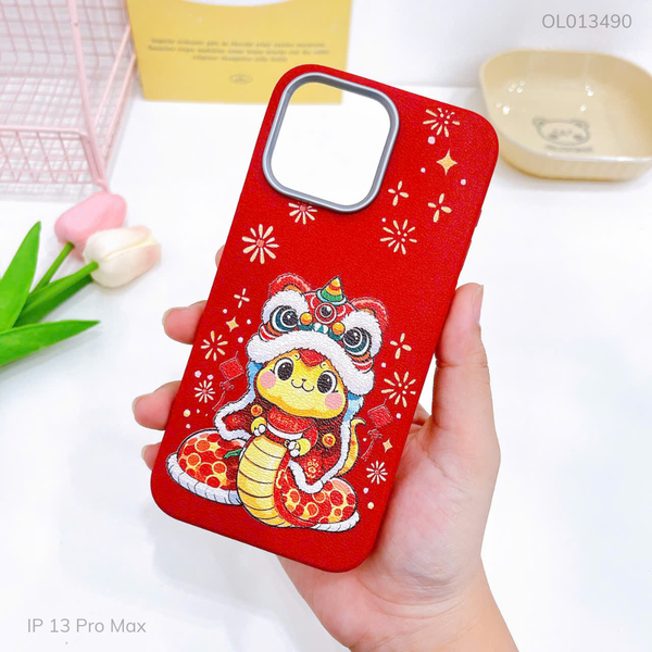 ** Ốp IP 13 Pro Max dẻo da sần tết LÂN