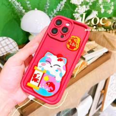 ** Ốp IP 16 Pro dẻo Mèo thần tài chữ Phúc