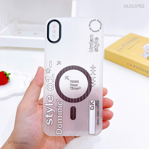 Ốp IP Xs Max vân vali nhám Took Your Time