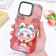 ** Ốp IP 14 Pro Max lưng cứng rắn đội lân ngậm vàng