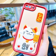 ** Ốp IP 7+/8+ dẻo mèo nổi Lộc