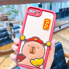 ** Ốp IP 7+/8+ dẻo Capybara nổi Tài Lộc