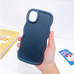 Ốp SS A05 silicon trơn màu viền sóng nổi