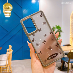Ốp SS A52/A52s lưng nhám nhiều nơ đen Girly Boy