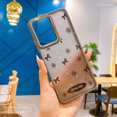 Ốp Xiaomi Redmi Note 12 lưng nhám nhiều nơ đen Girly Boy