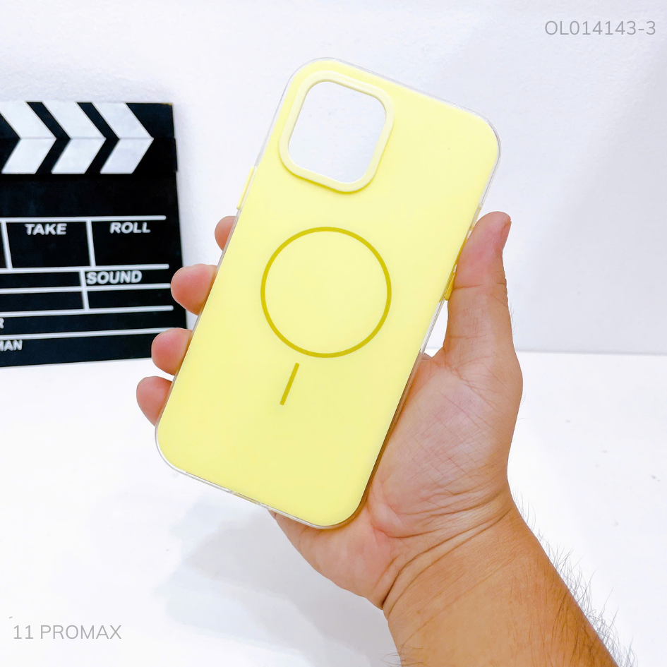 ** Ốp IP 11 Pro Max Likgus silicon magsafe 2 màu viền