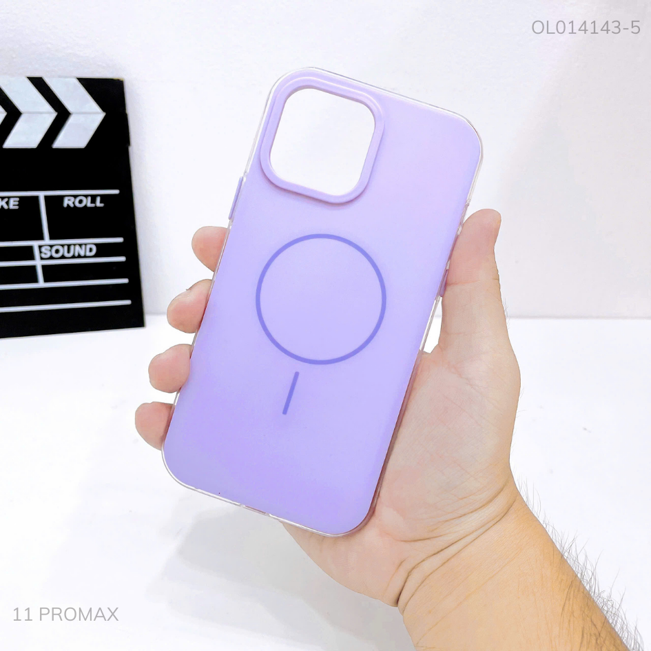 ** Ốp IP 11 Pro Max Likgus silicon magsafe 2 màu viền