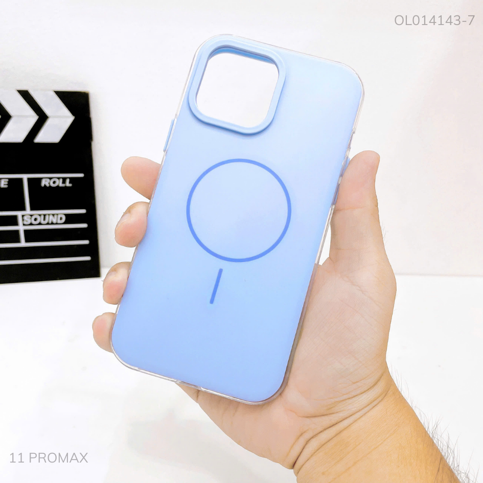 ** Ốp IP 11 Pro Max Likgus silicon magsafe 2 màu viền