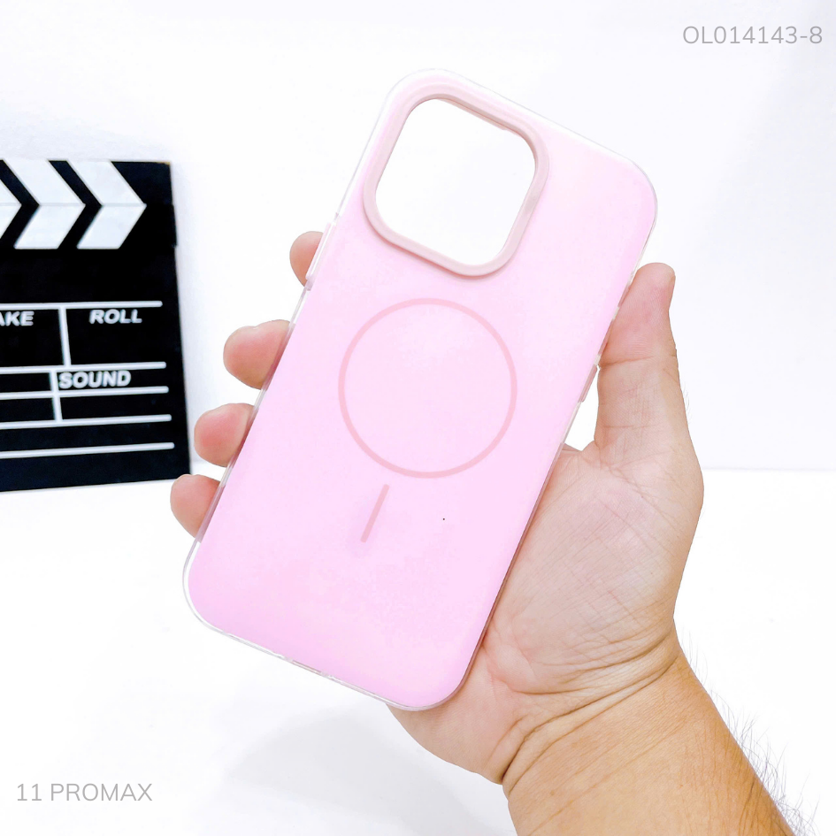 ** Ốp IP 11 Pro Max Likgus silicon magsafe 2 màu viền