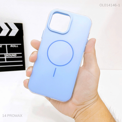 ** Ốp IP 14 Pro Max Likgus silicon magsafe 2 màu viền