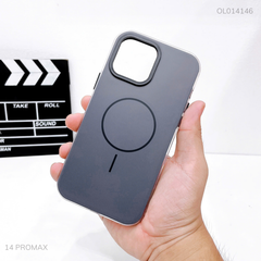 ** Ốp IP 14 Pro Max Likgus silicon magsafe 2 màu viền