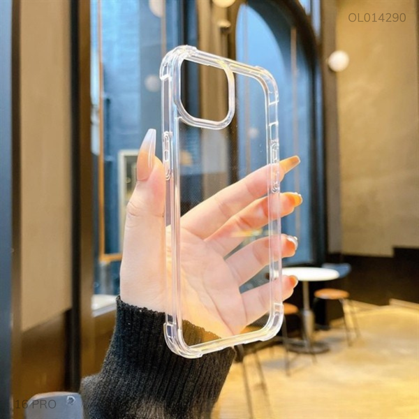 ** Ốp IP 16 Pro chống sốc lưng trong TỐT - test