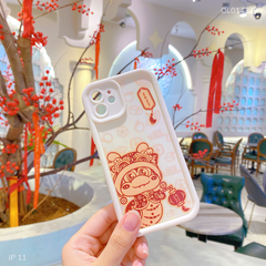 ** Ốp IP 11 6.1 dẻo rắn đội lân nền trắng 2025