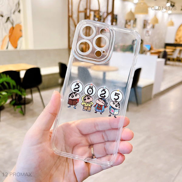 ** Ốp IP 12 Pro Max dẻo trong in hình Kushin 2025