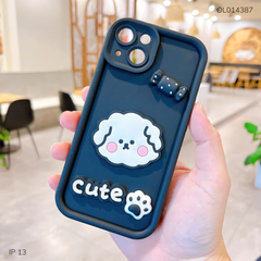 ** Ốp iPhone 13 6.1 dẻo sticker nổi