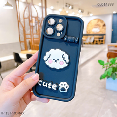** Ốp iPhone 13 Pro Max dẻo sticker nổi