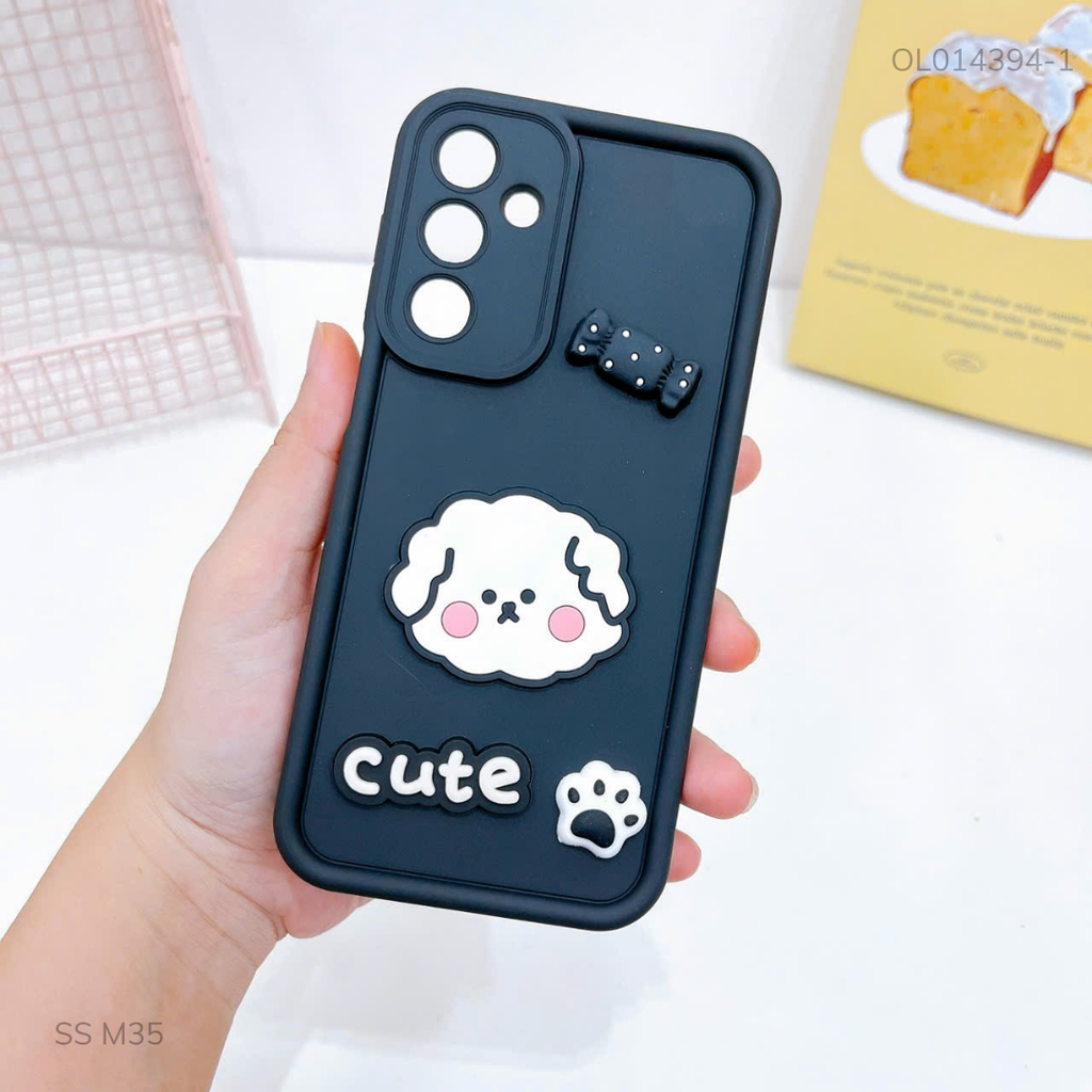 Ốp Samsung M35 dẻo sticker nổi