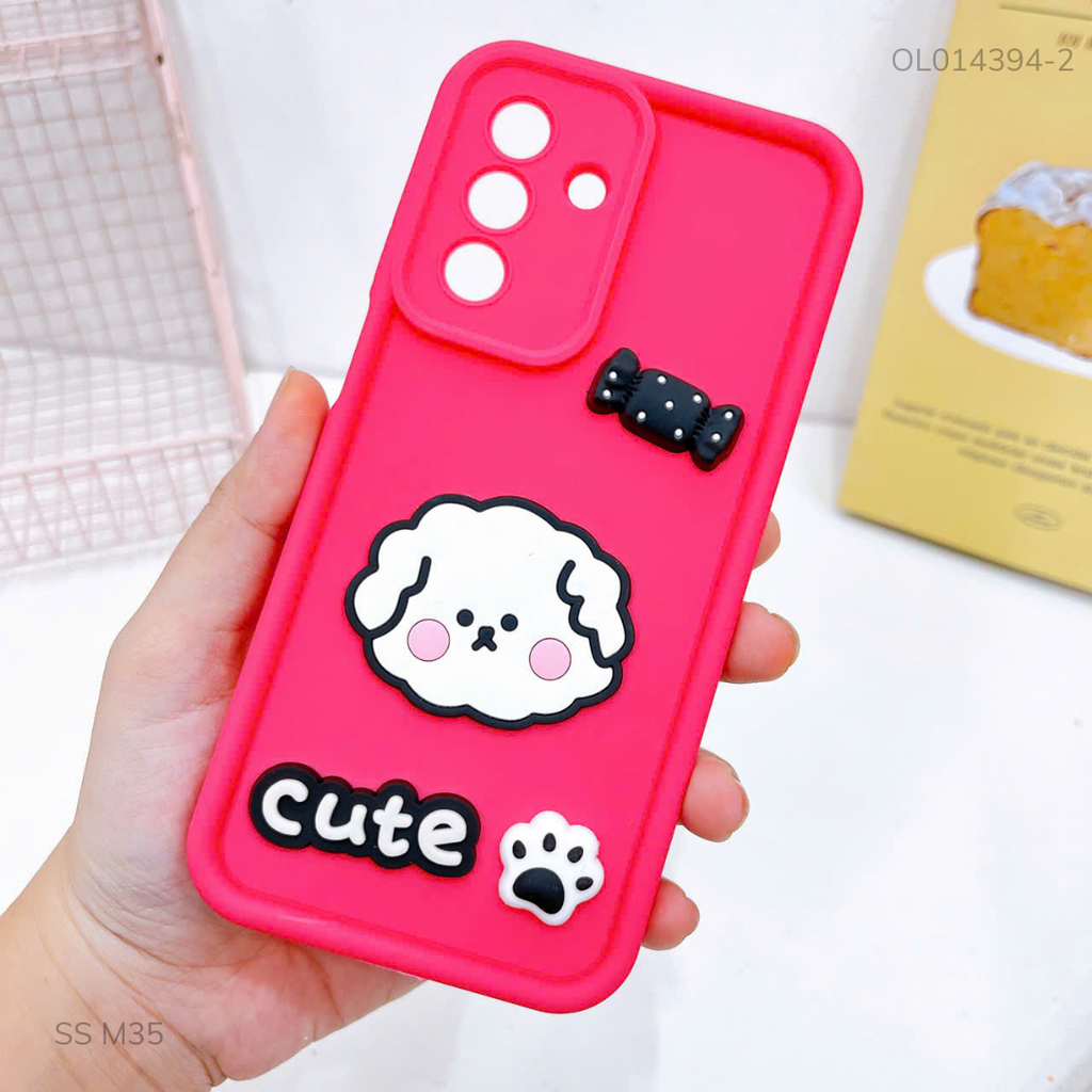 Ốp Samsung M35 dẻo sticker nổi