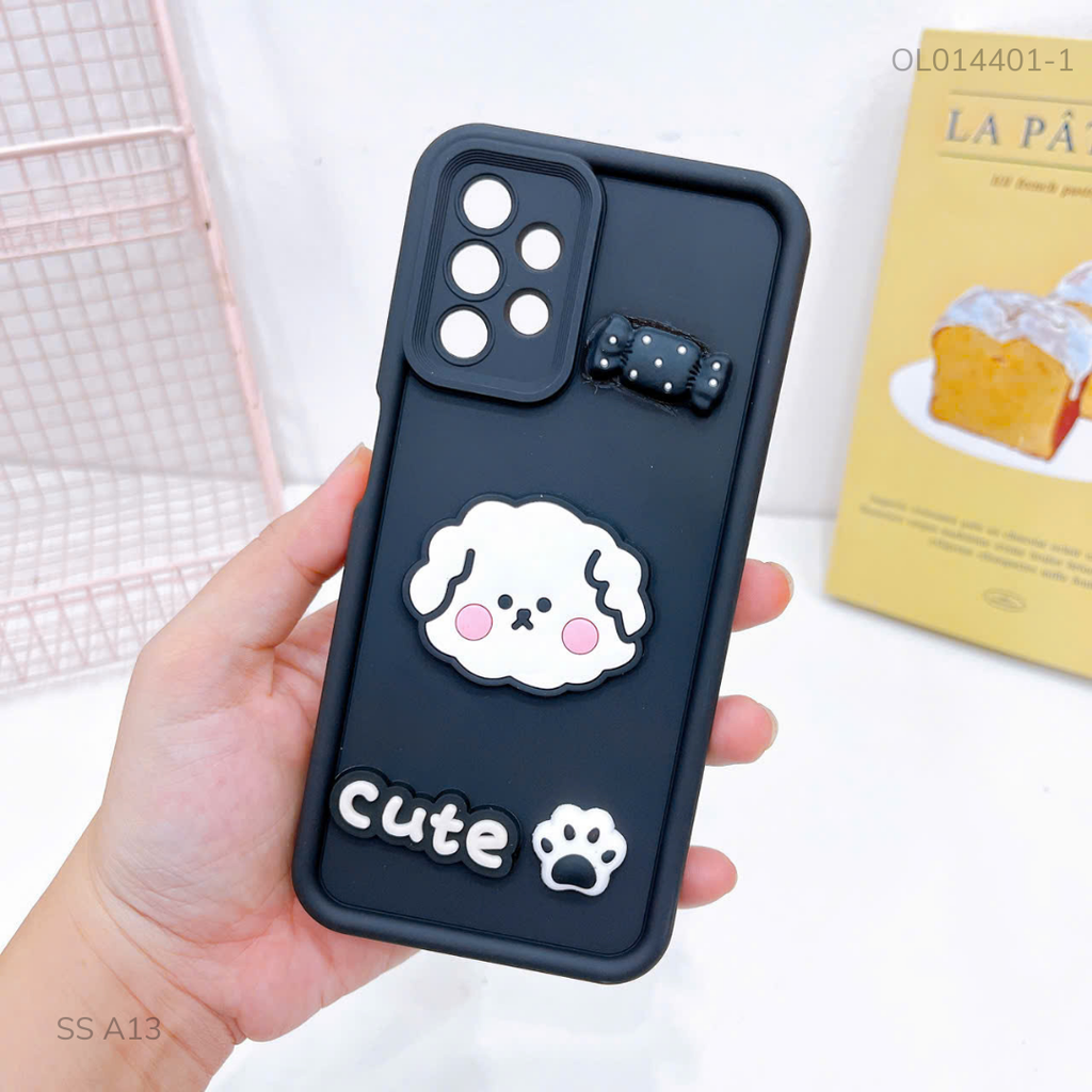 Ốp Samsung A13 dẻo sticker nổi