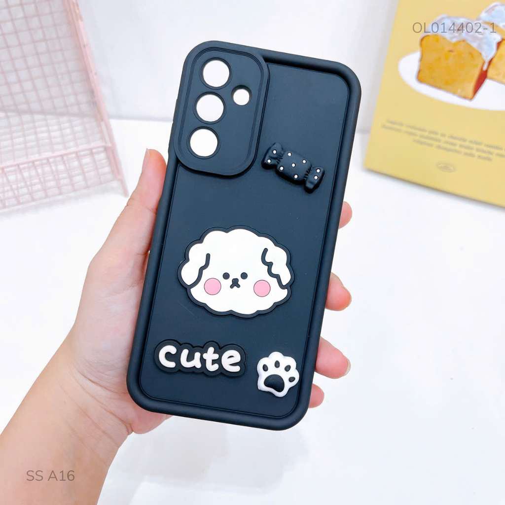 Ốp Samsung A16 dẻo sticker nổi