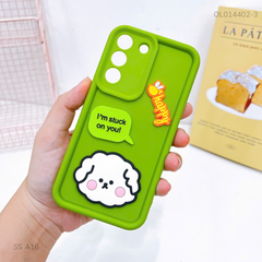 Ốp Samsung A16 dẻo sticker nổi