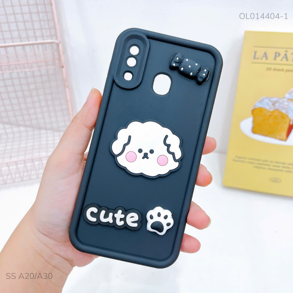 Ốp Samsung A20/A30 dẻo sticker nổi