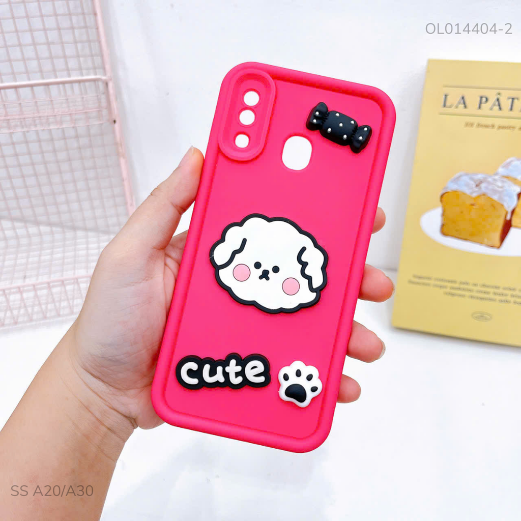 Ốp Samsung A20/A30 dẻo sticker nổi