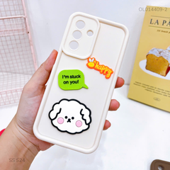 Ốp Samsung S24 dẻo sticker nổi