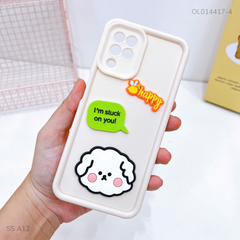 Ốp Samsung A12 dẻo sticker nổi