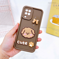 Ốp Samsung A12 dẻo sticker nổi