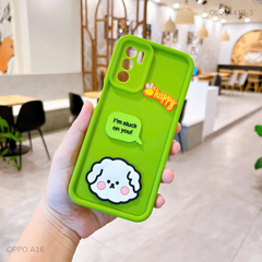 Ốp Oppo A16 dẻo sticker nổi