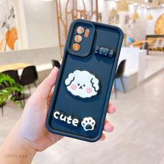 Ốp Oppo A16 dẻo sticker nổi