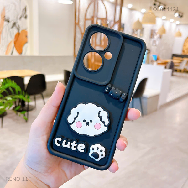 Ốp Reno 11F dẻo sticker nổi